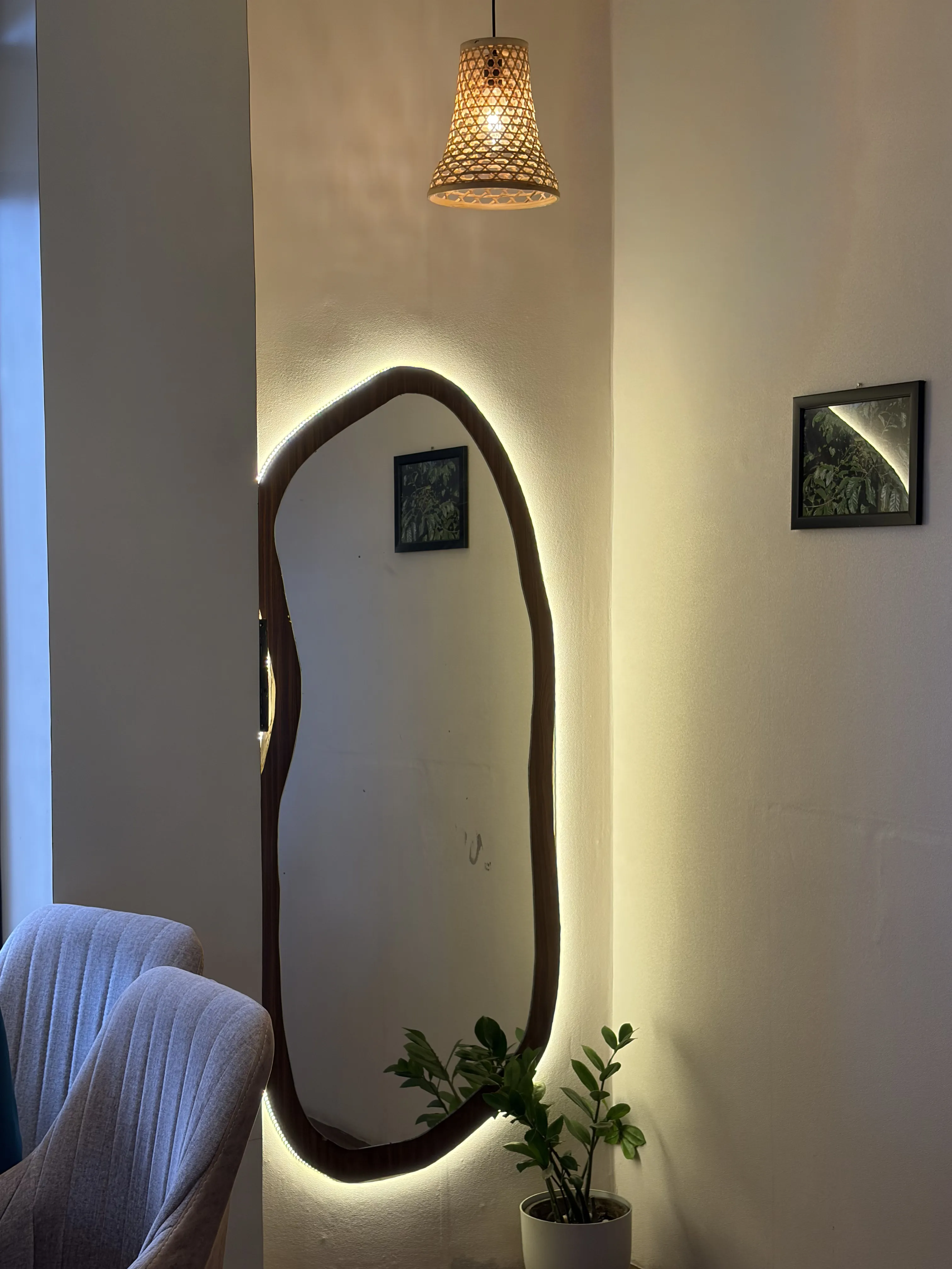Designer Wave Mirror